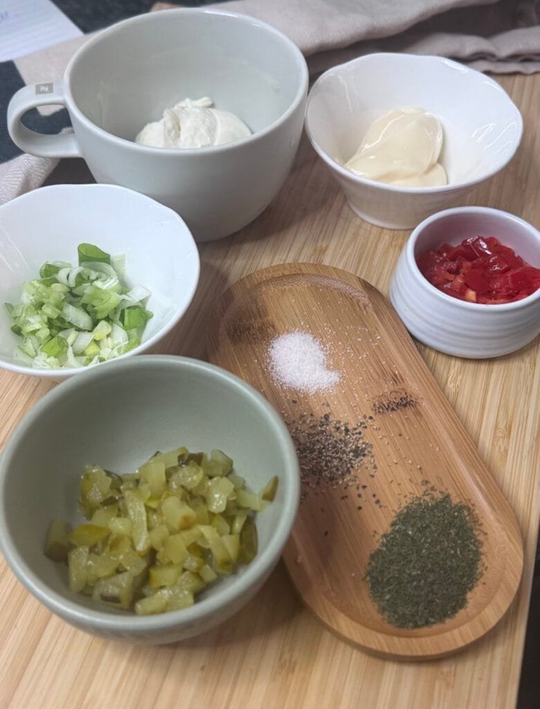 ingredients for tartar sauce