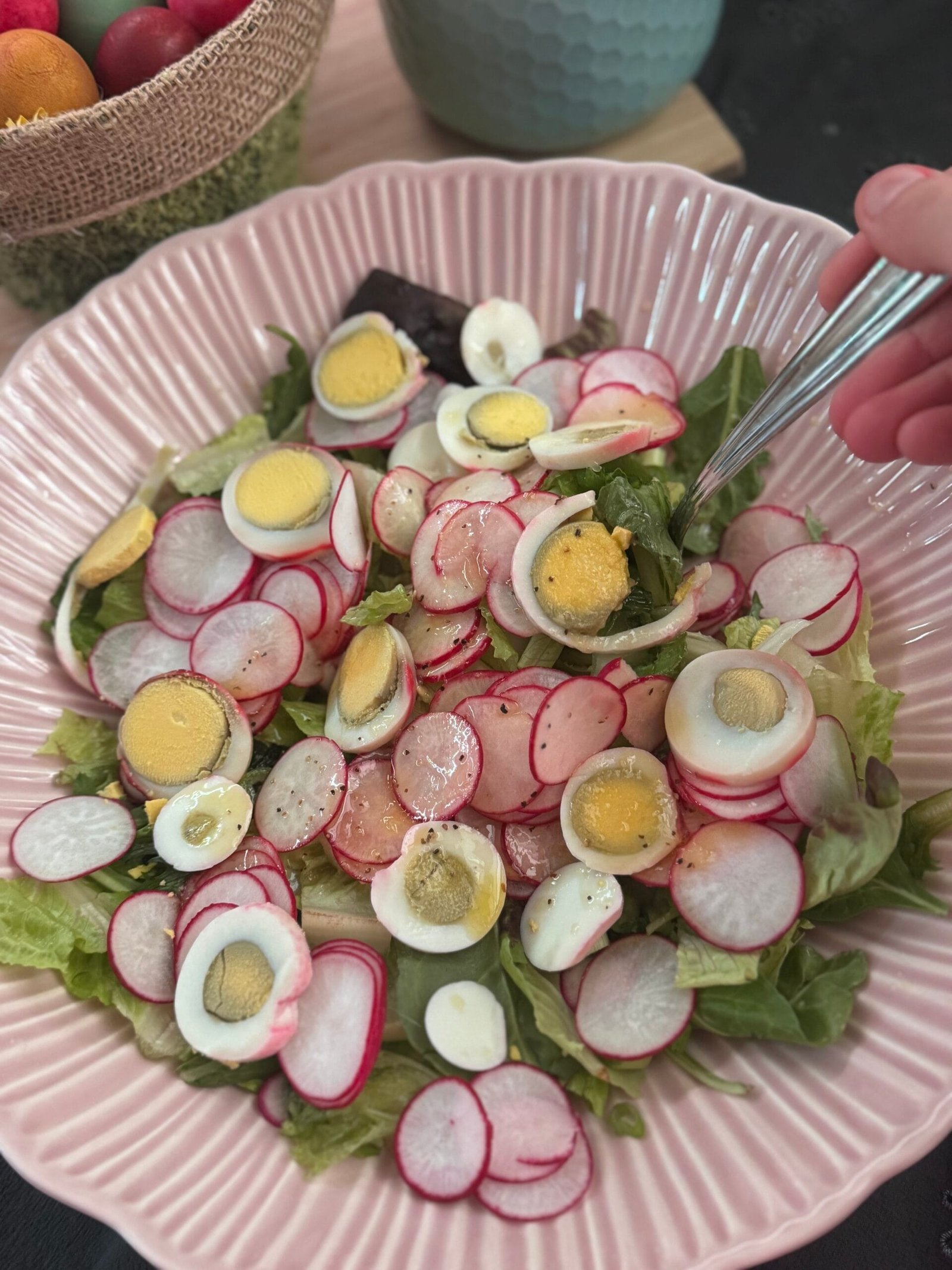 IMG_1833 easter salad with eggs