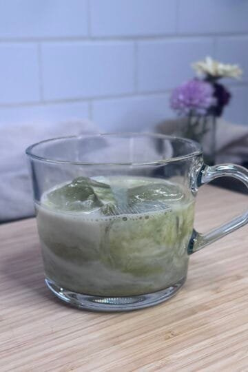 Iced Matcha Latte with Plant-Based Milk