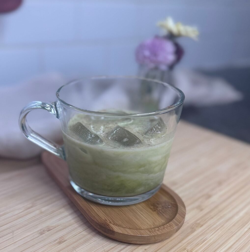 Iced Matcha Latte with Plant-Based Milk