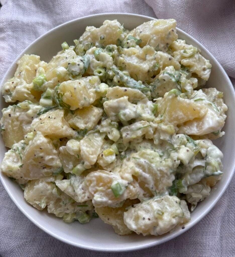 serve the potato salad