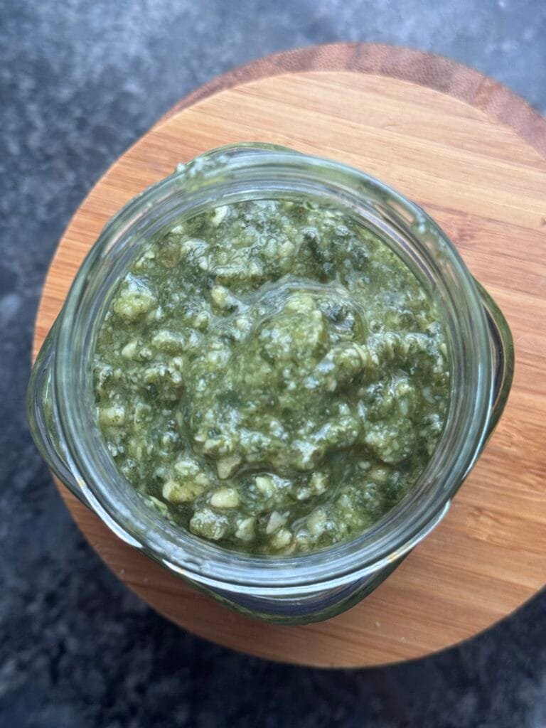 collect in a jar