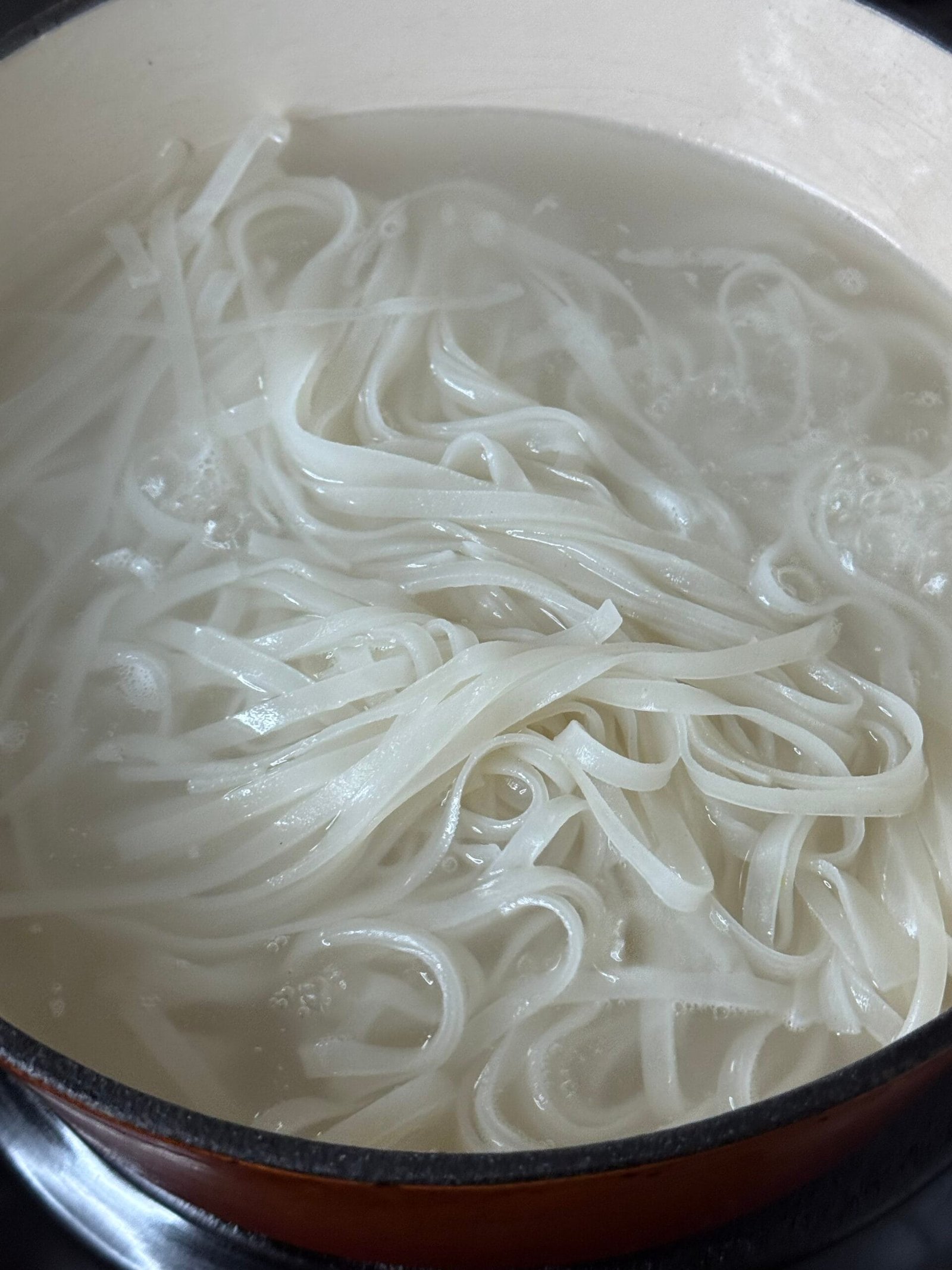 rice noodles cook the rice noodles