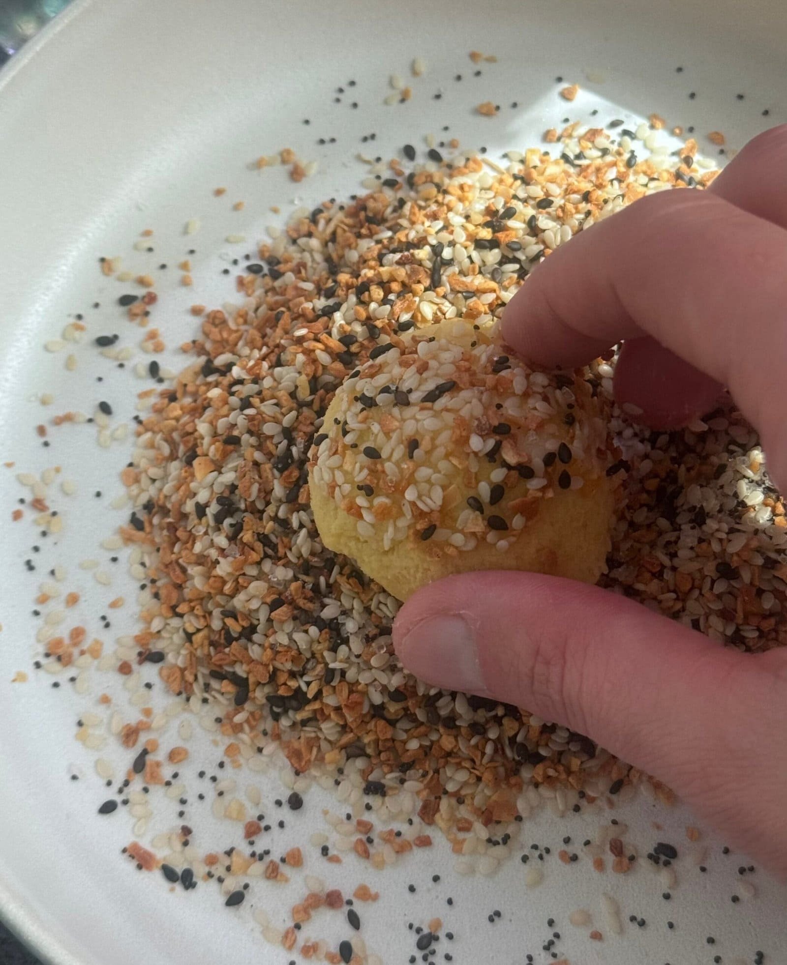 all bagel mix roll in all bagel mix