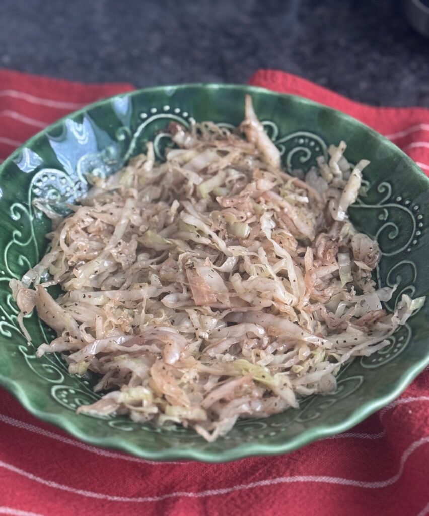 satéed cabbage