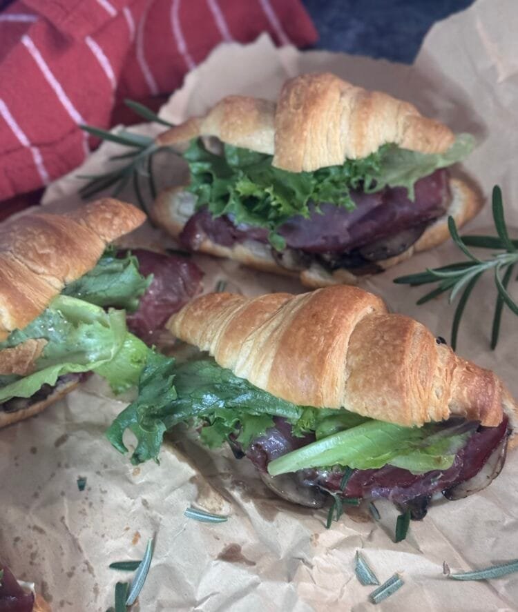 croissants toasted croissants