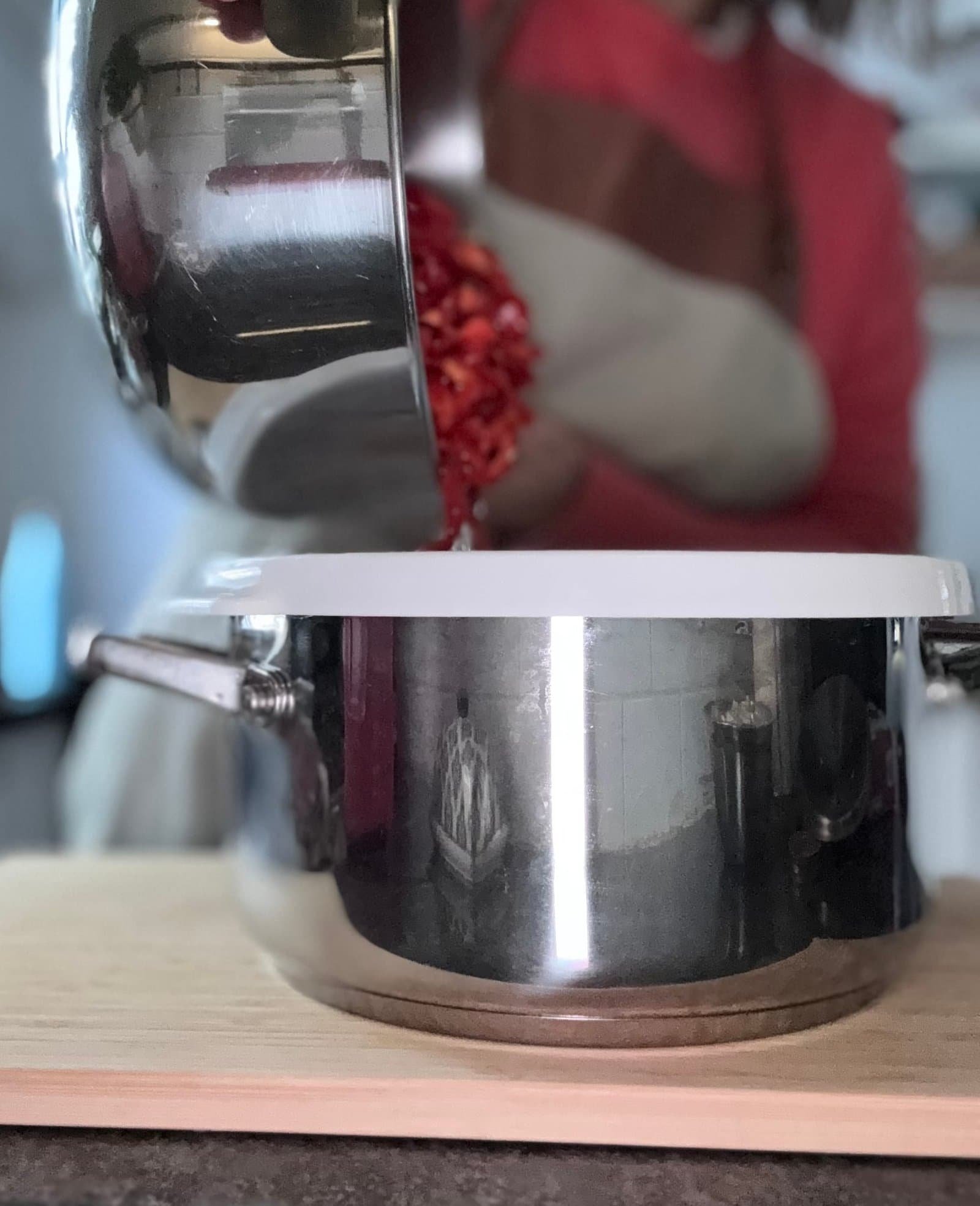 strain peppers strain the peppers