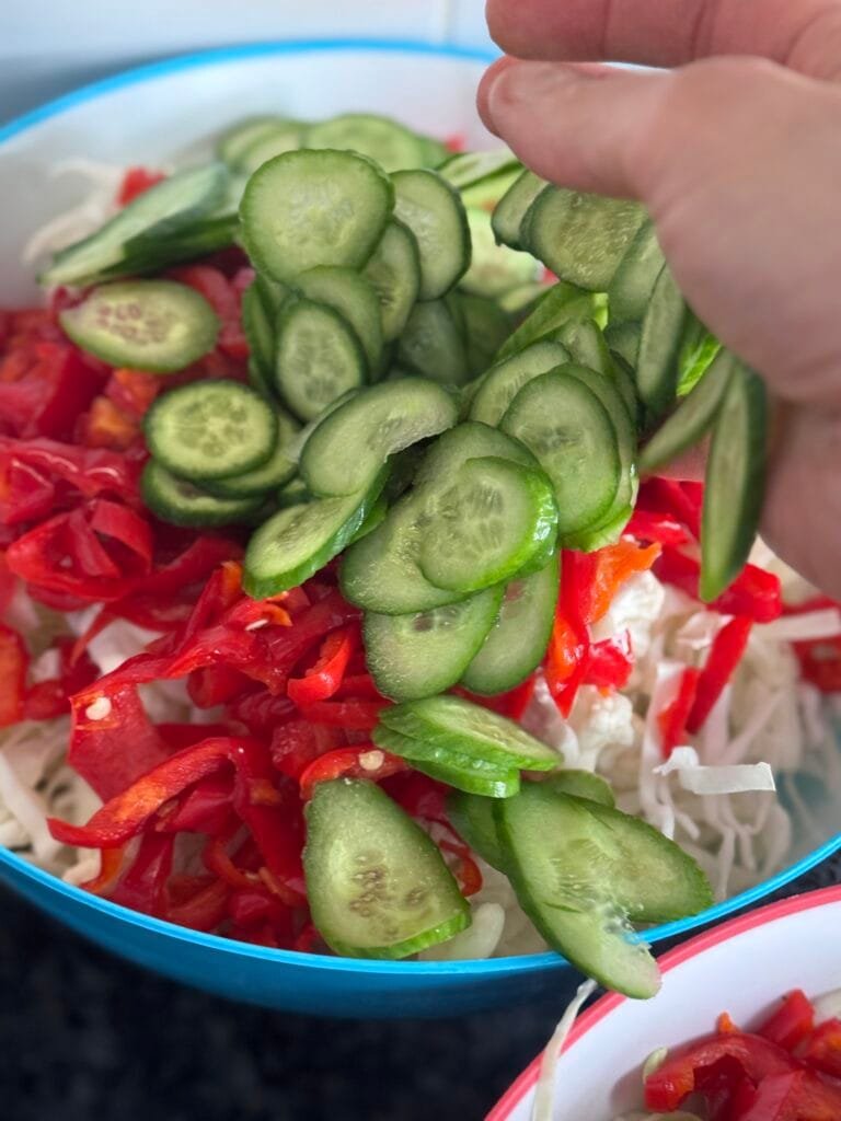 bowl with vegetables