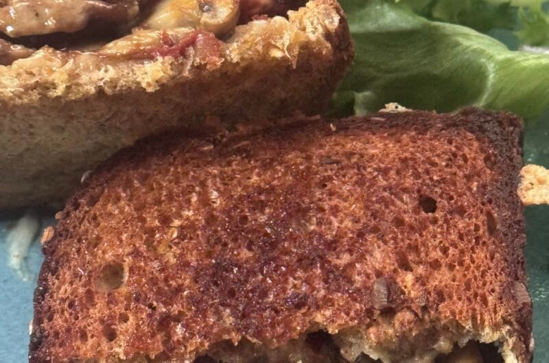 Mushrooms Brie Cheese Sandwich