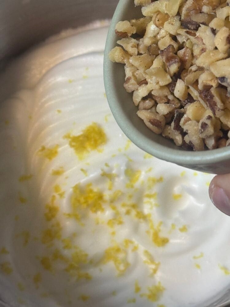 walnuts add chopped walnuts