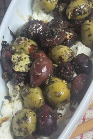 Mediterranean Marinated Olives and Feta
