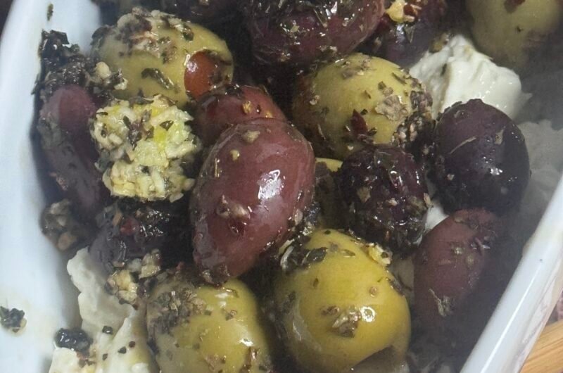 Mediterranean Marinated Olives and Feta