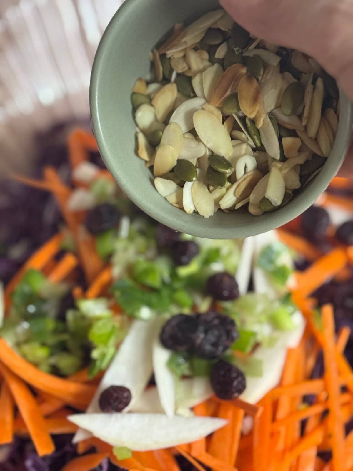 add toppings add toasted seeds