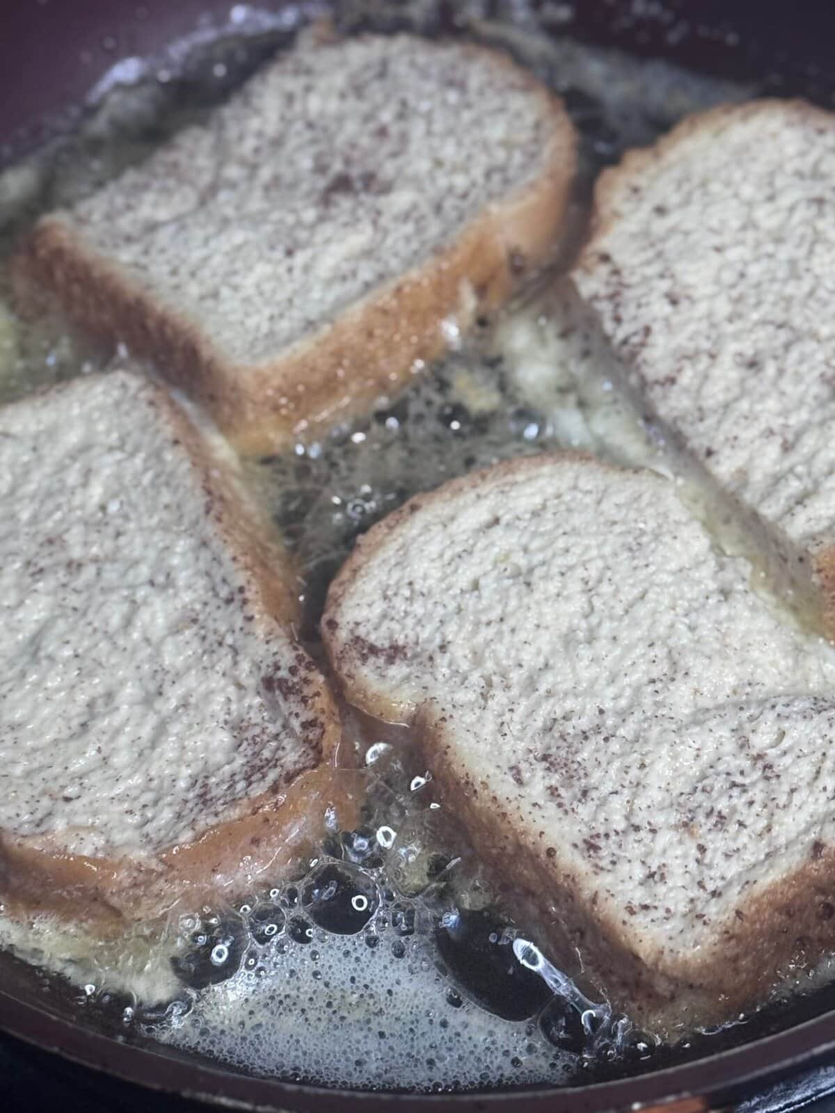 cook the french toast cook the bread