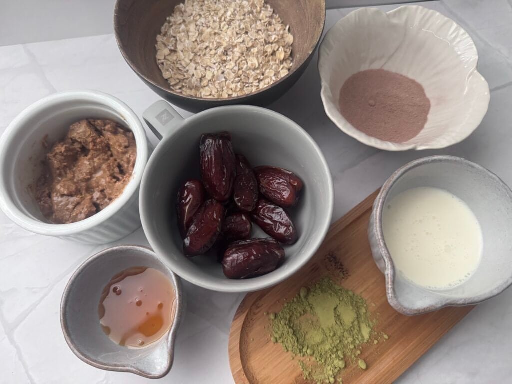 ingredients for protein balls