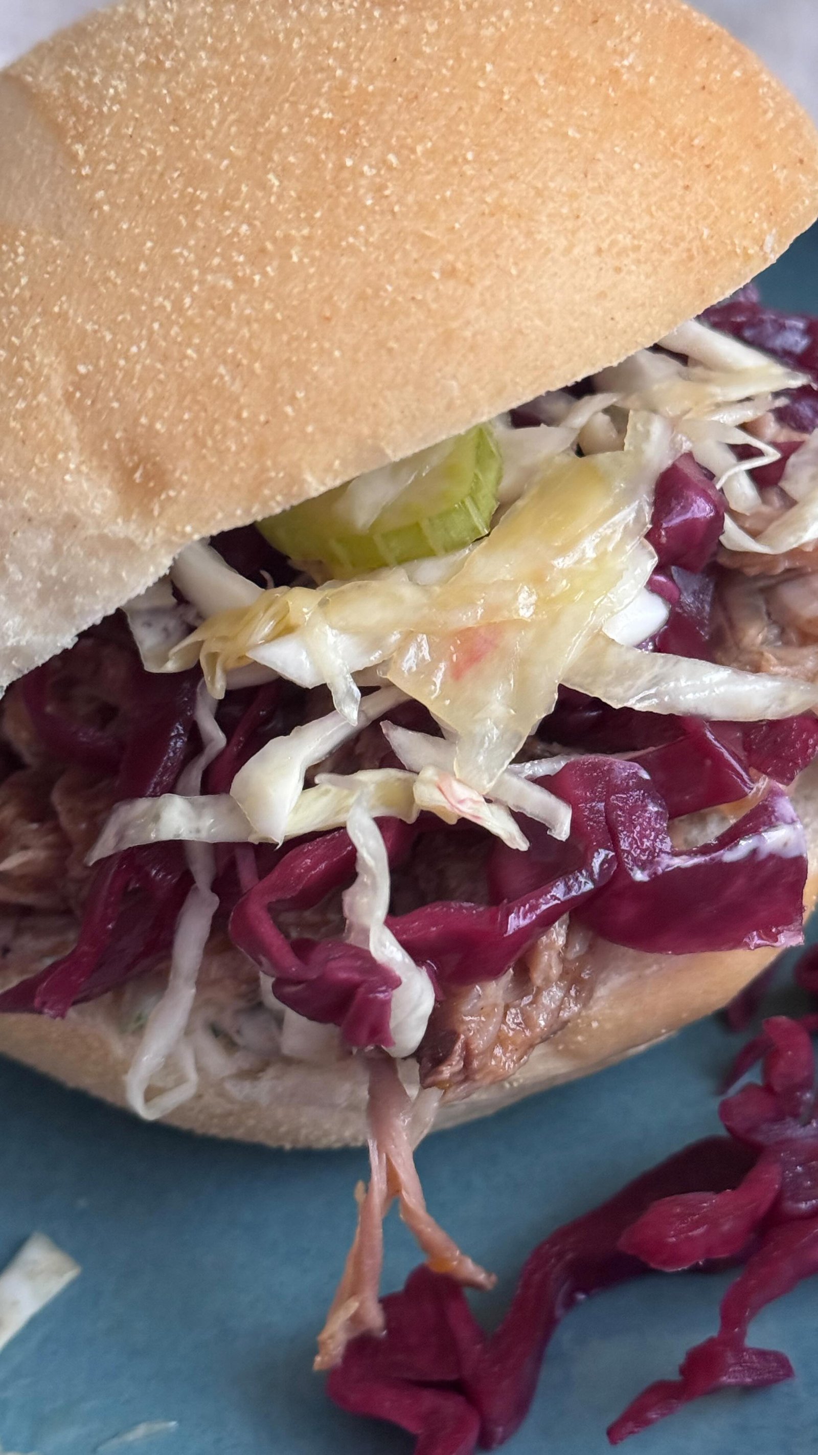 Comment “PULLED PORK” for recipe 👇

Pulled pork recipe made easy. Learn how to make pulled pork in the slow cooker or Dutch oven for juicy, tender results every time.

What You Need

2 pounds pork shoulder blade cut
1 garlic head
1 tablespoon smoked paprika
1 tablespoon chilli powder
1 teaspoon ground cumin
1 teaspoon onion powder
1 teaspoon salt
1 teaspoon black pepper
2 tablespoons brown sugar
2 tablespoons herb butter
1 tablespoon Worcestershire sauce
1 string fresh rosemary
1 cup vegetable stock
1 carrot chopped
1 onion chopped
1-2 tablespoons BBQ sauce
Drizzle of light olive oil

#easycooking #pulledpork #sloppyjoes #affiliatelink