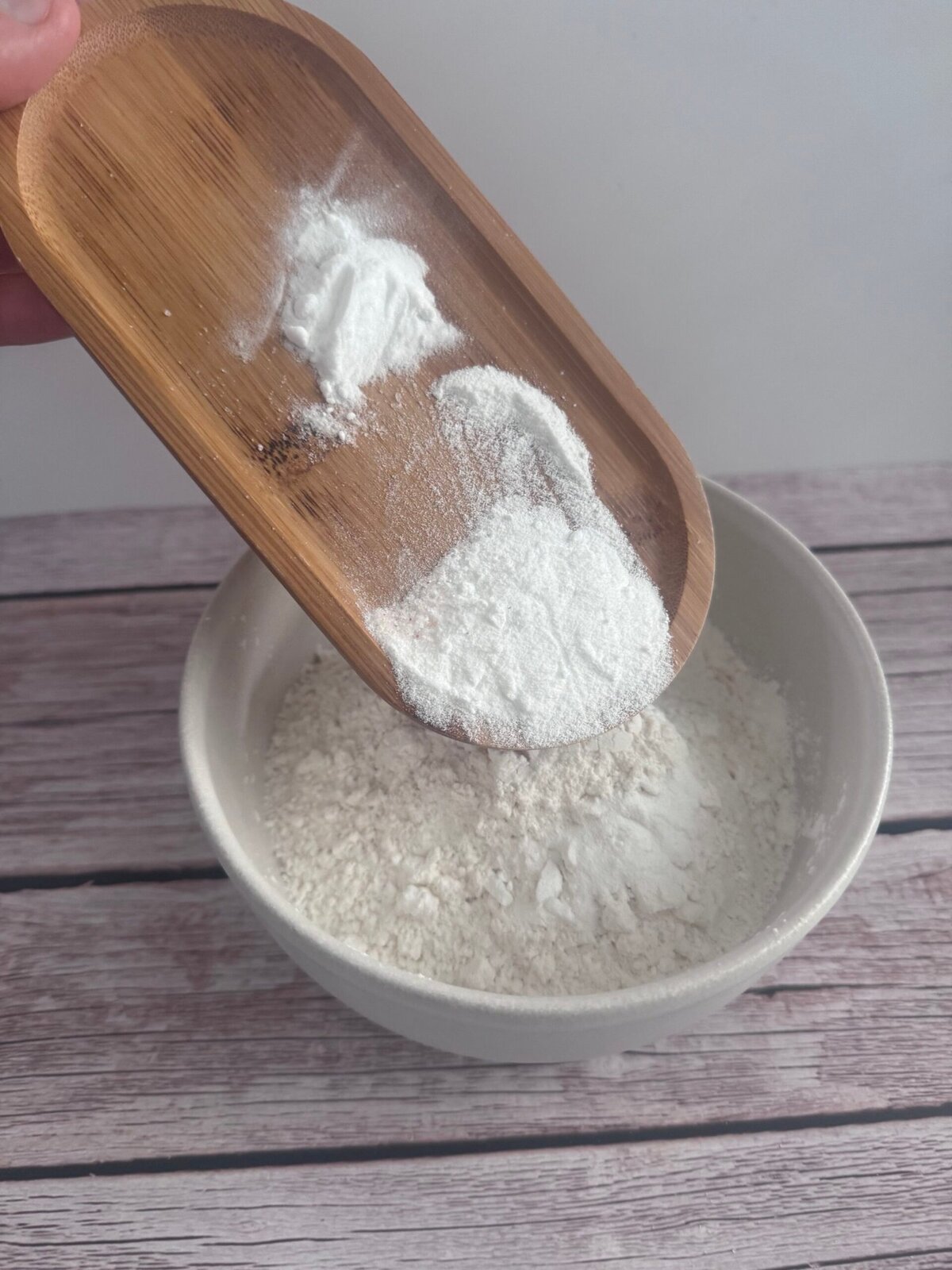 add baking soda, baking powder and salt add baking soda, baking powder and salt