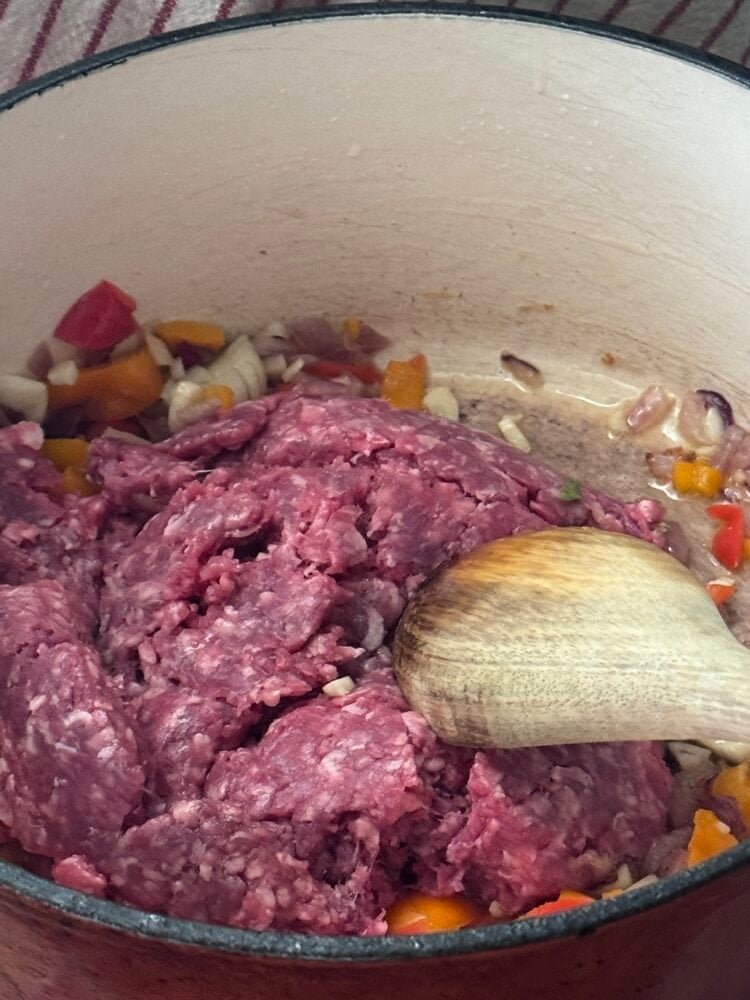 ground meat add ground meat