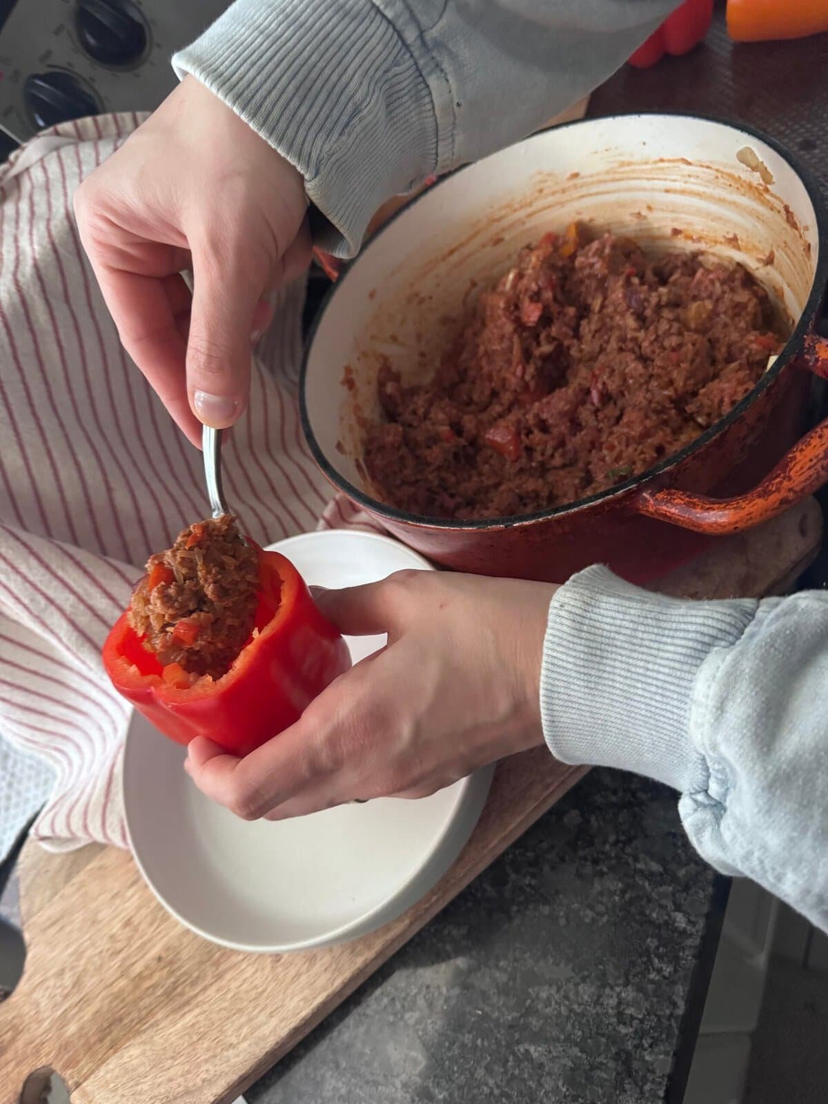 stuff the peppers stuffed peppers