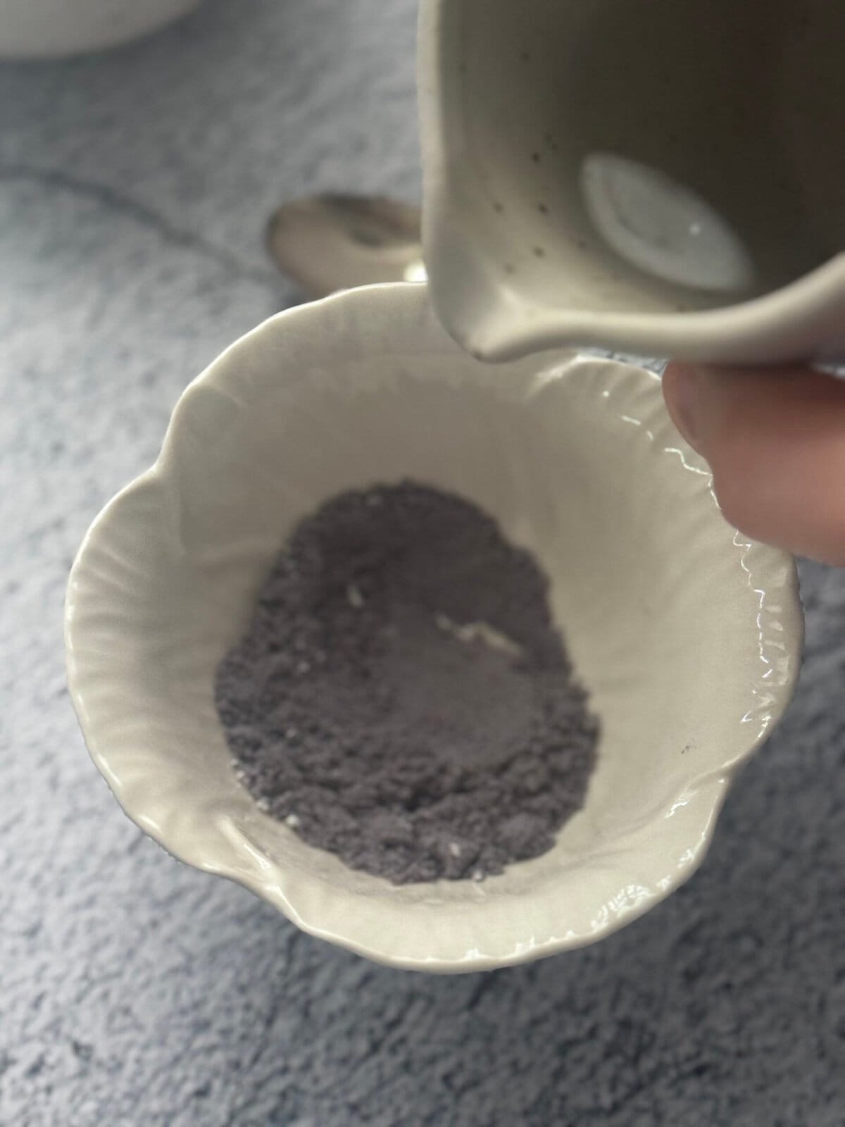 lavender powder add lavender powder