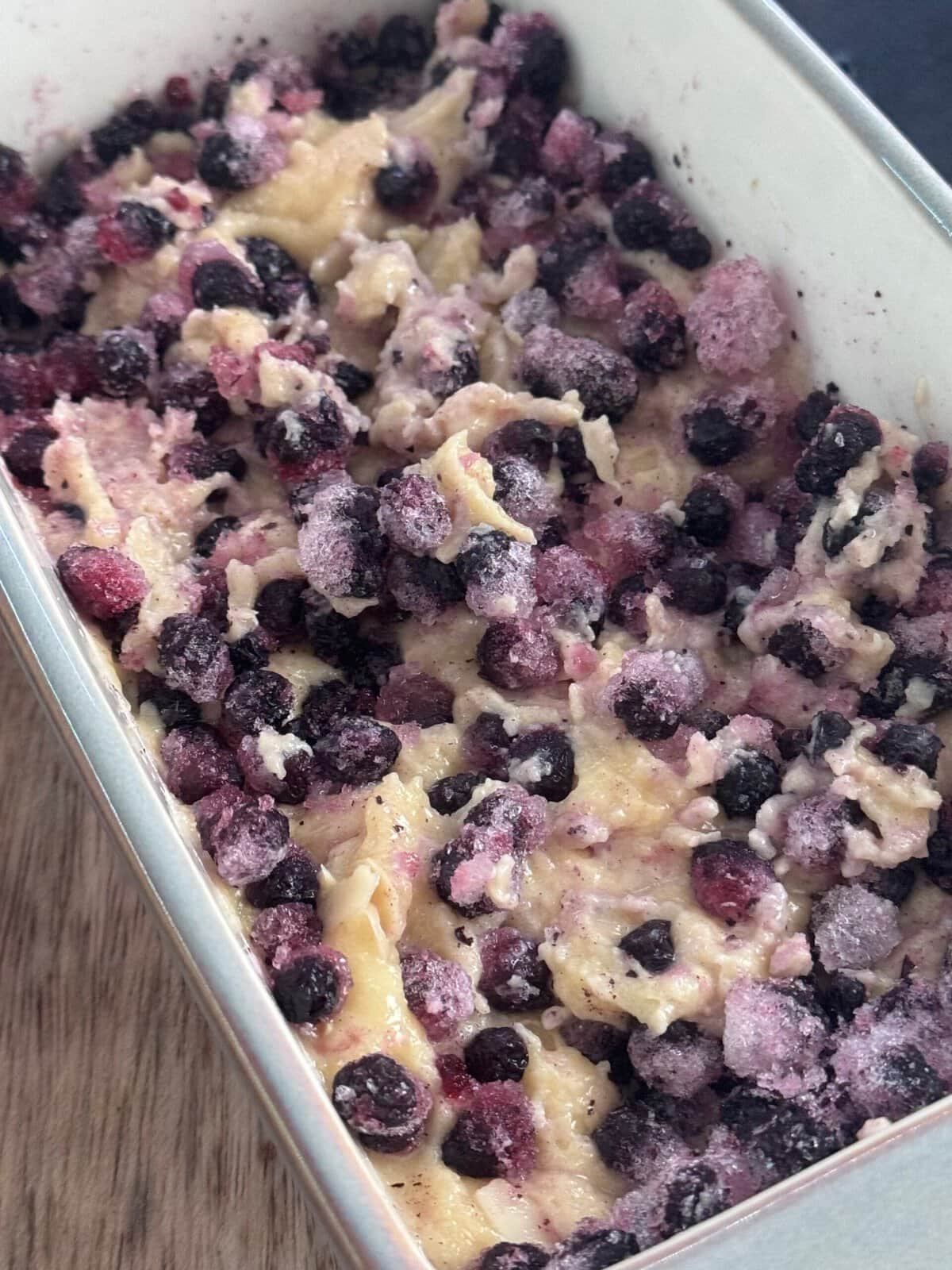almond cake almond cake with blueberry