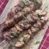 serve grilled skewers