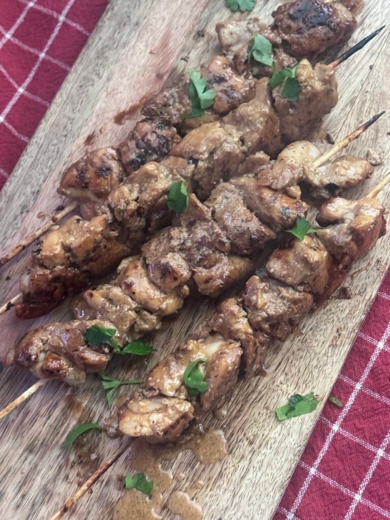 serve grilled skewers