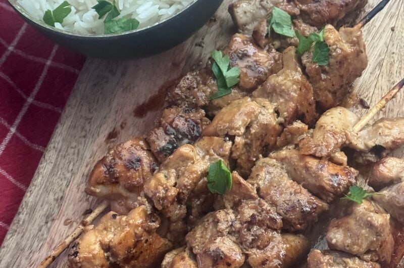 Thai Coconut Chicken Skewers Recipe