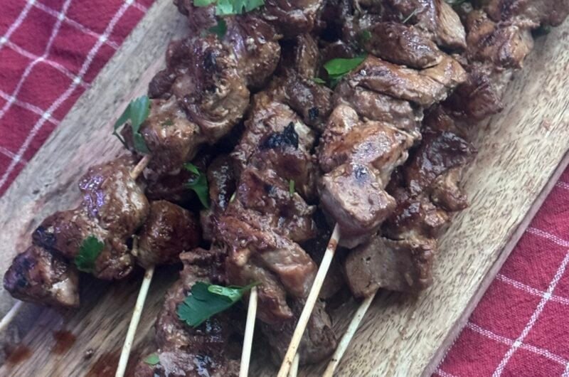 Honey Garlic Pork Skewers
