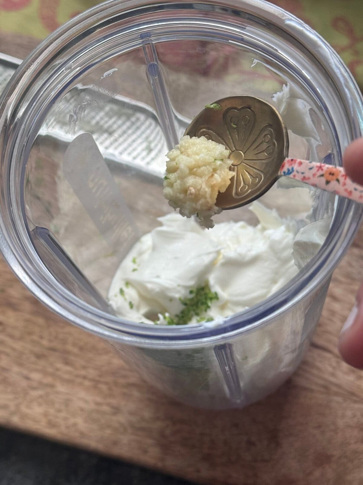 grated garlic grated garlic