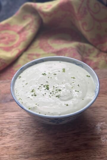 Cilantro Lime Crema (Easy Homemade Taco Sauce)