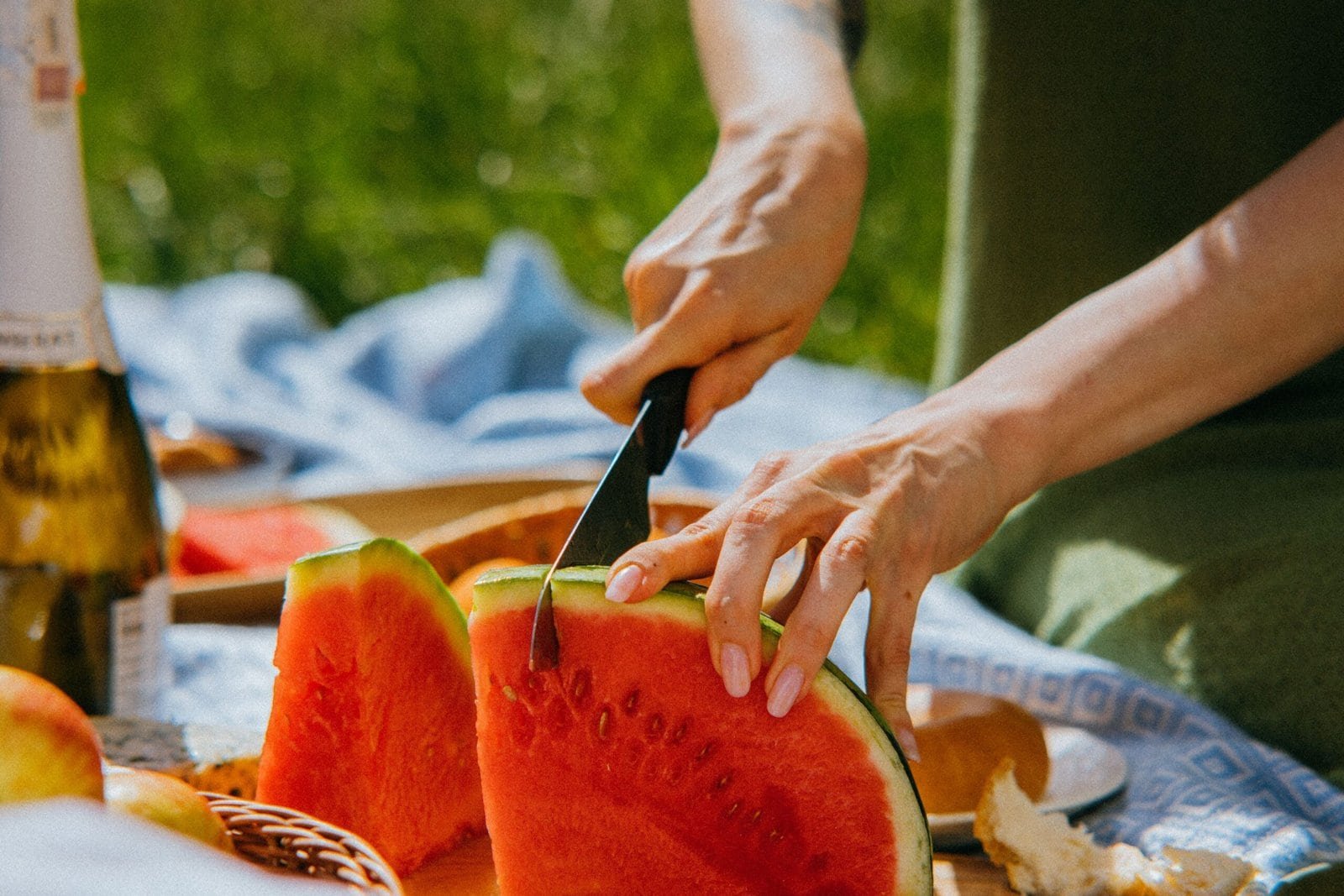 cut watermelon cut watermelon
