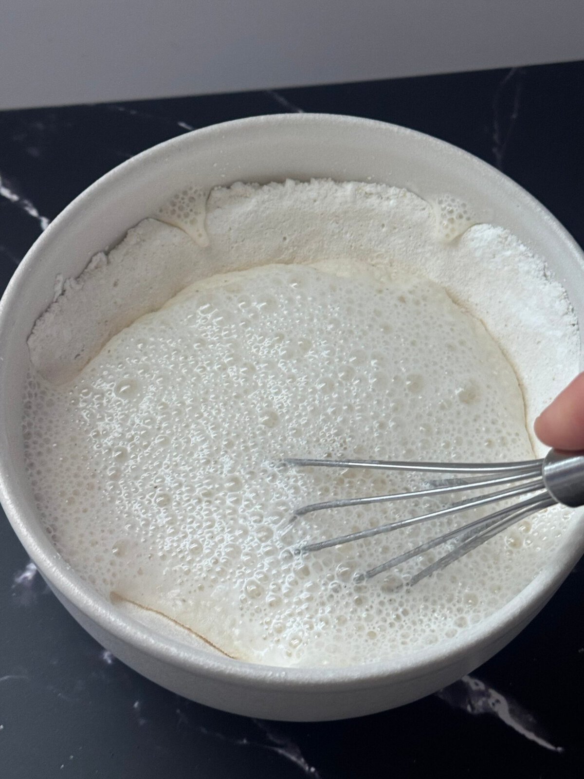 tempura batter add sparkling water to the batter