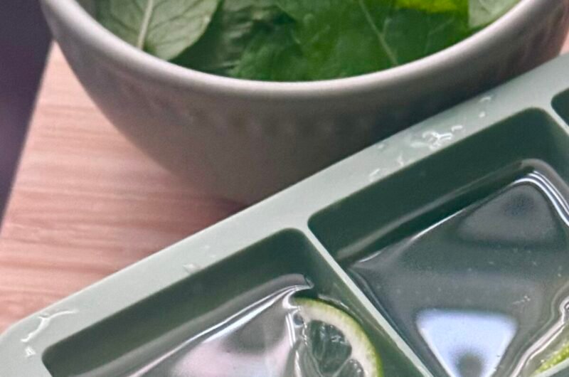 Ginger Mint Ice Cubes