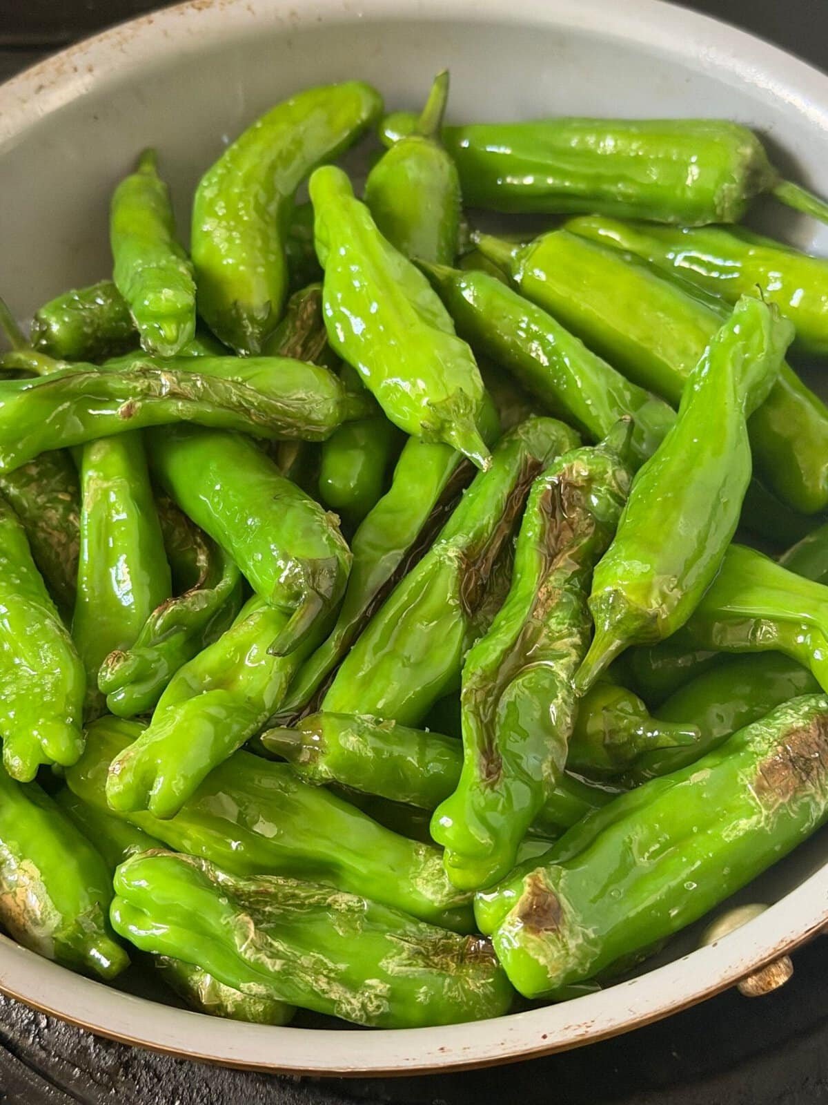 shishito peppers blister shishito peppers