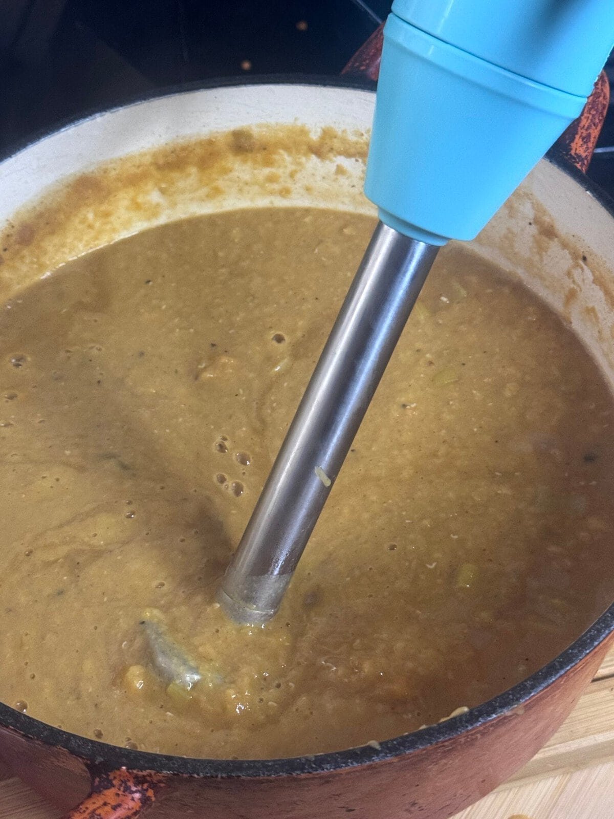 blend the soup