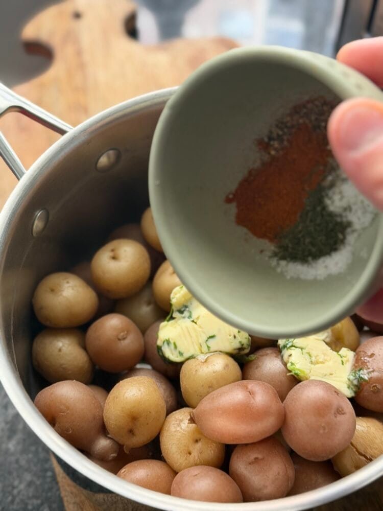 season potatoes