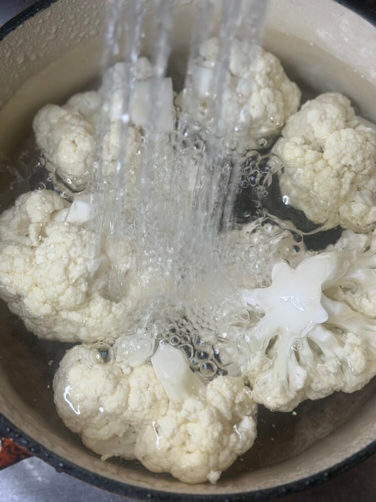 cauliflower wash cauliflower