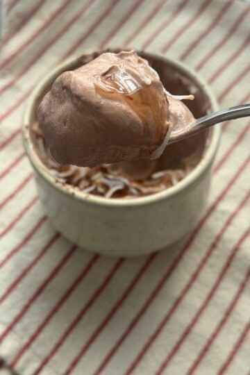 Chocolate protein pudding