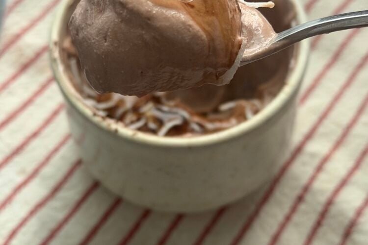 Chocolate protein pudding