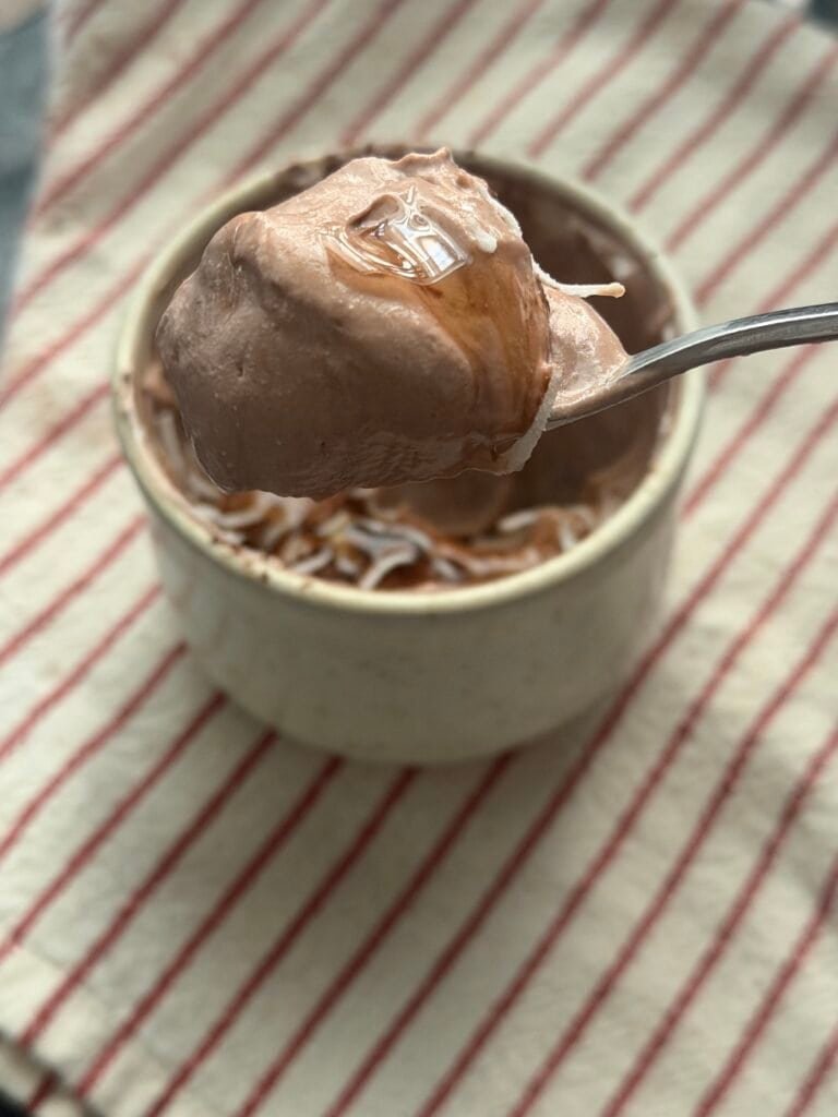 Chocolate protein pudding