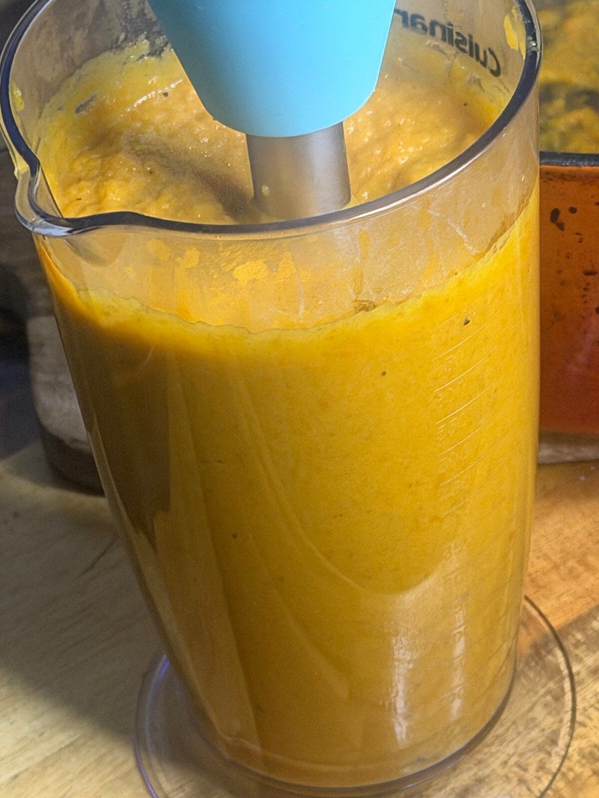 blend the soup
